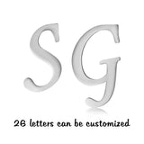 JewelOra 26 Letters Stud Earrings Personalized Initials Letter Earrings