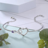 Personalized Birthstone Name Engraved Bracelets - Year Gift