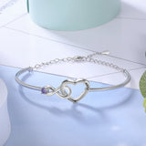 Personalized Birthstone Name Engraved Bracelets - Year Gift