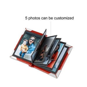 JewelOra Photo Album Keychains Personalized Keyrings for Women