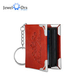 JewelOra Photo Album Keychains Personalized Keyrings for Women
