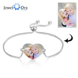 Custom Heart Name Bracelet for Women