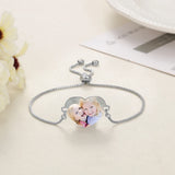 Custom Heart Name Bracelet for Women