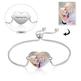 Custom Heart Name Bracelet for Women