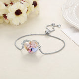 Custom Heart Name Bracelet for Women