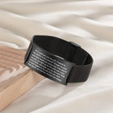 JewelOra Black Stainless Steel Bracelets for Men
