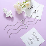 JewelOra Personalized Sister Heart Cutout Bracelet Set for Women