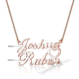 Personalized 925 Sterling Silver Name Necklace Gift For Girlfriend