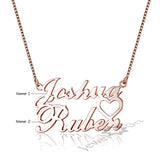 Personalized 925 Sterling Silver Name Necklace Gift For Girlfriend