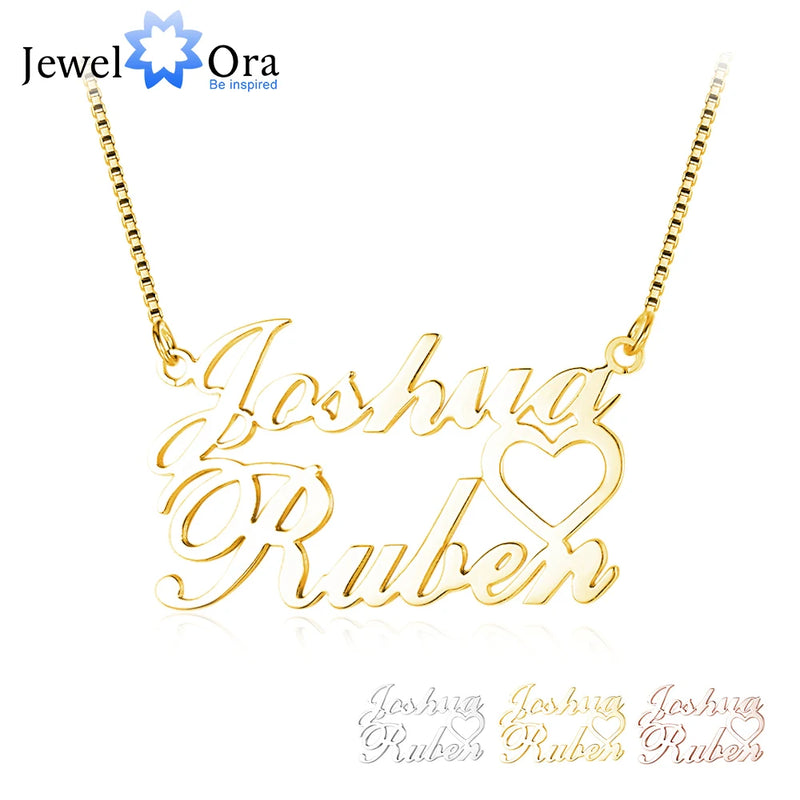 Personalized 925 Sterling Silver Name Necklace Gift For Girlfriend