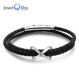 Personalized Infinity Bracelets for Couple Engrave Name Stainless Steel