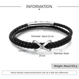 Personalized Infinity Bracelets for Couple Engrave Name Stainless Steel