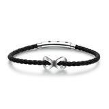 Personalized Infinity Bracelets for Couple Engrave Name Stainless Steel