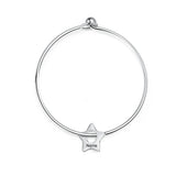 Custom Star Charm Bracelet with Name Engraving