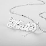Personalized 925 Silver Name Necklace Anniversary Gift Women