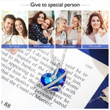 JewelOra Silver Heart Crystal Necklace & Pendant
