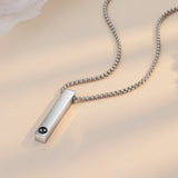 JewelOra Personalize Projection Photo Necklace Bar Picture Pendants Jewelry
