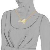 JewelOra 925 Silver Name Necklace Christmas Gift Pendant
