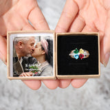 Personalized Rose Flower Blessing Message Jewellery Box