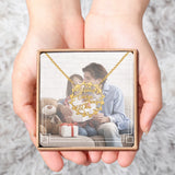 Personalized Rose Flower Blessing Message Jewellery Box