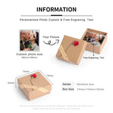 Personalized Rose Flower Blessing Message Jewellery Box