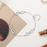 Personalized 3 Infinity Bracelets for Women Family Bracelet Anniversary