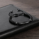 JewelOra Personalized Engraved Bar Bracelet for Men