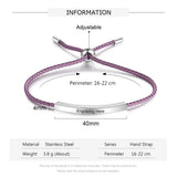 Personalized Engraved Bar Bracelet for Women - Year Gift for Girlfriend