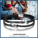 Custom Name Double Infinity Bracelet for Men