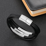Personalized Engraving Name Bar Bracelet for Men