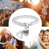 JewelOra Personalized Heart Locket Bracelets