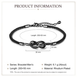 Personalized Infinity Couple Bracelets Engraved Name Bangles