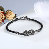 Personalized Infinity Couple Bracelets Engraved Name Bangles