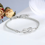 Personalized Infinity Couple Bracelets Engraved Name Bangles