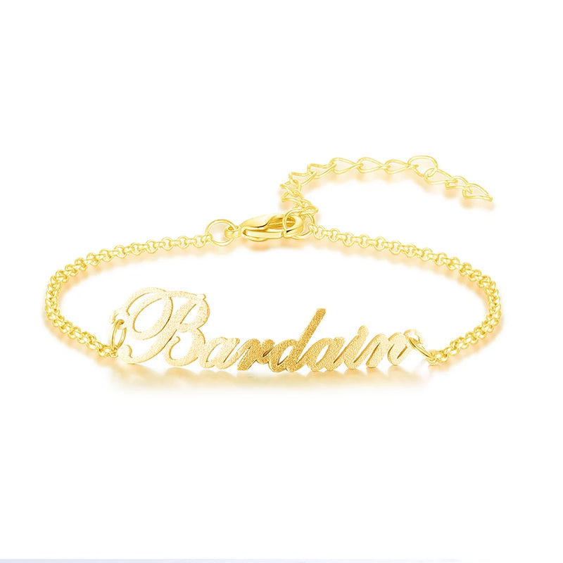 JewelOra Custom Name Letter Bracelet for Women