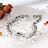 Personalized Name Bar Bracelets for Women