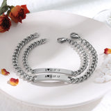 Personalized Name Bar Bracelets for Women