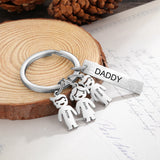 Personalized Name Keychains Bar Charm Engraving
