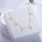 JewelOra Personalized Name Initial Necklace 925 Sterling Silver Year
