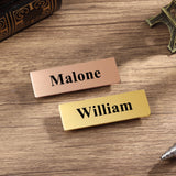 JewelOra Personalized Name Engraved Brooch Pin Stainless Steel