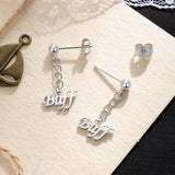 Custom Name Tassel Drop Earrings for Women