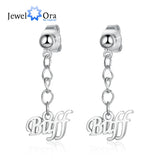 Custom Name Tassel Drop Earrings for Women