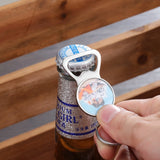 Custom Photo Keychain for Women Stainless Steel Engraved Bottle Opener Keyring
