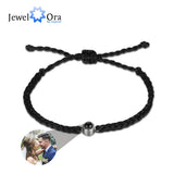 JewelOra Personalized Photo Charm Bracelet Keepsake Memorial
