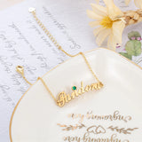Personalized Women Name Bracelets Anklets with Birthstone