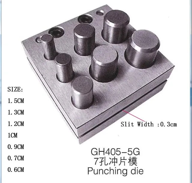 Metal Disc Cutter Punch Set for Jewelry Making