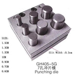 7 Hole Metal Circle Punch Set for Silver Jewelry Making