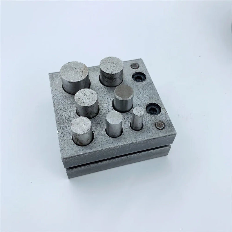 Metal Circle Cutter Set 7 Holes Jewelry Tools