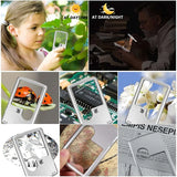 30X Jewelry Loupe Big Eyepiece Reading Embroidery Coins Magnifier