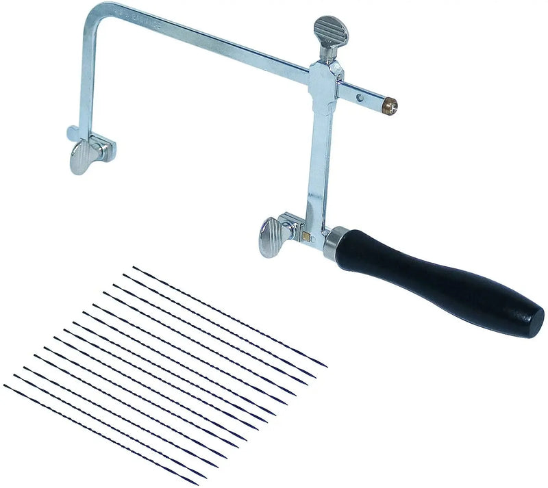 Jewelers Saw Frame Set with Blades 12 Pieces Small Jewelry Saw Frame Kit